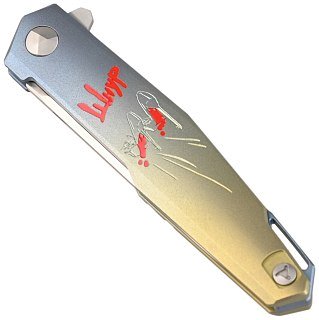 Нож Mr.Blade Lance M390 Лабутены titanium handle - фото 8