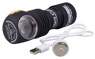 Фонарь Armytek Tiara C1 Pro XP-L USB серебро - фото 1