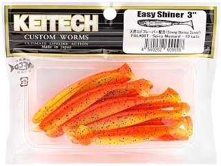 Приманка Keitech виброхвост Easy shiner 3