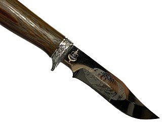 Нож Ладья Грибник НТ-2 Р 65х13 рисунок венге - фото 1