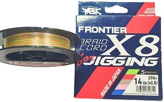 Шнур YGK Frontier Braid Cord X8 for Jigging 200м PE 0,8