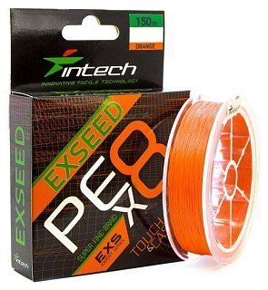 Шнур Intech Exseed PE X-8 150м PE 0,8 16lb 7,26кг