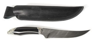 Нож Северная Корона Анаконда дамасская сталь бронза дерево - фото 4