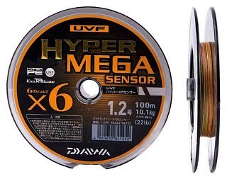 Шнур Daiwa UVF Hyper mega sensor 100м 1,2