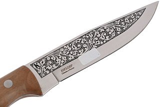 Нож Кизляр Снегирь-2 туристический рукоять кавказ. орех - фото 7