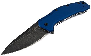 Нож Kershaw Link складной сталь 420HC синяя рукоять - фото 2