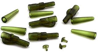 Клипса безопасная Nautilus Lead clip with lock-tail rubber olive