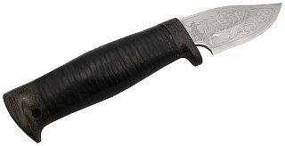 Нож Росоружие Малек 95х18 кожа гравировка - фото 1