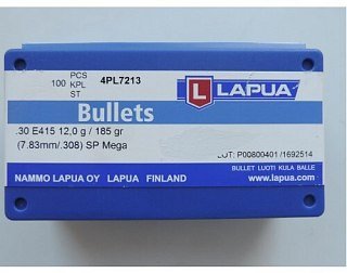 МП Патроны Lapua,кал. .30-06 Spr. Mega SP (185/12,0 гр.) арт.4317563 ##