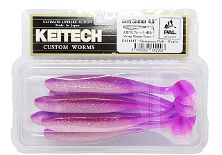 Приманка Keitech виброхвост Easy shiner 4,5" Pal 14 glamorous pink - фото 2