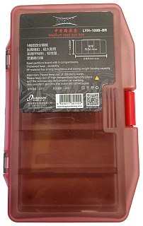 Коробка Kingdom LYH1008-BR рыболовная black-red - фото 1