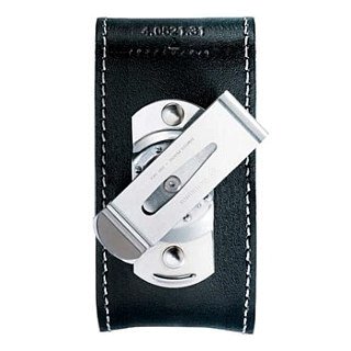 Чехол Victorinox Leather Belt Pouch кожаный черный - фото 2