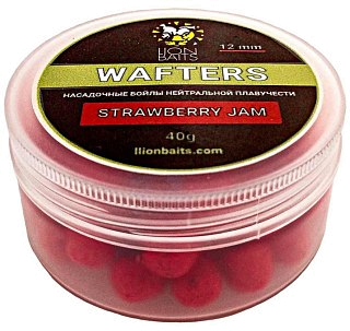 Бойлы Lion Baits Wafters strawberry jam12мм