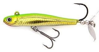 Воблер Nories Wrapping Minnow 8 гр Green Back Yellow Gold - фото 1