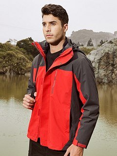 Куртка Humtto 2в1 960 Grey-Red - фото 3