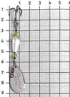 Блесна Daiwa Silver creek spinner 6гр silver - фото 3