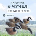 Подсадной гусь Taigan Canada Goose EVA комплект 6шт