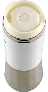 Термокружка Thermos Thermocafe by brilliant Tumbler 0,35л слоновая кос - фото 2