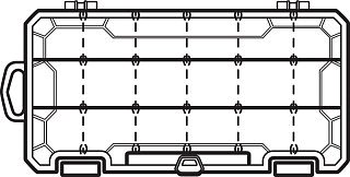 Коробка Flambeau 3003 Dividers and zerust - фото 3