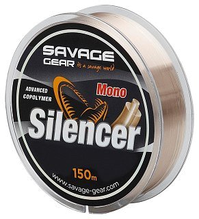 Леска Savage Gear Silencer Mono 0,18мм 150м 2,69кг 5,93lbs Fade - фото 1