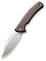 Нож Civivi Sinisys Flipper Knife Micarta With Steel Lock Side Handle (3.7