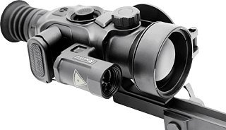 Тепловизионный прицел лазерный дальномер RikaNV Lesnik 350L 1200м 384x288 50мм х - фото 2