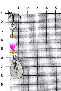 МП Блесна Daiwa Silver creek spinner 4гр peach - фото 3