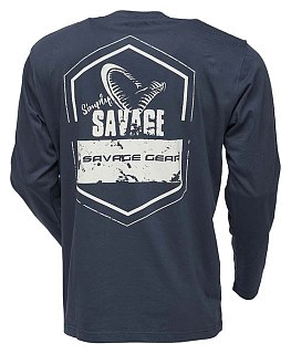 Футболка Savage Gear Simply savage rex tee с длинным рукавом - фото 2