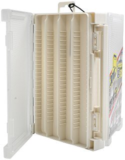 Коробка Meiho Run Gun Case 3010W 205x145x40 белая - фото 4