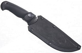 Нож Кизляр Фазан туристический рукоять эластрон черный - фото 2