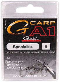Крючок Gamakatsu A1 G-Carp Specialist Hook №6 уп.10шт