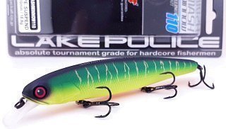 Воблер Jackall Smash minnow 110SP matt tiger - фото 4