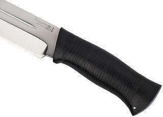 Нож Росоружие Таежный-2 сталь 95х18 рукоять кожа - фото 5