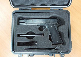 Пистолет Техкрим Кольт TK1911T 44TК черный оксид ОООП - фото 7