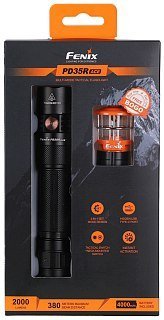Фонарь Fenix тактический PD35R ACE + CL01 оранжевый - фото 9