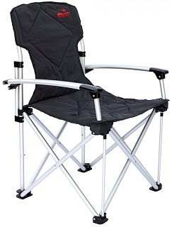 Кресло Tramp раскладное с жесткими подлокотниками  алюминий - фото 1