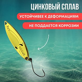 Блесна Riverzone Live Bait 3,5гр 42мм gold - фото 2