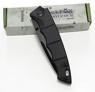 Нож Fox Blackfox Sai складной сталь 440C рукоять G10 - фото 6