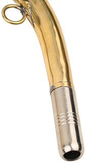 Горн Elles охотничий изогнутый круглый 45см латунь - фото 3