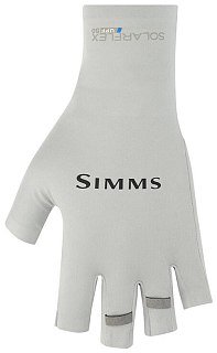Перчатки Simms SolarFlex Half-Finger SunGlove Sterling 