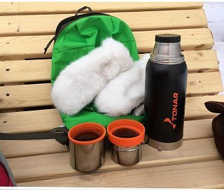 Термос Тонар 1000мл черный - фото 5