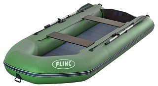 Лодка Flinc FT320KА надувная оливковый - фото 1
