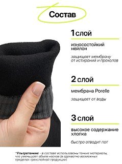 Носки Nucex НМ01 black M  - фото 2