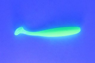 Приманка Keitech виброхвост Easy shiner 3,5" EA11 lime chartreuse glow - фото 3