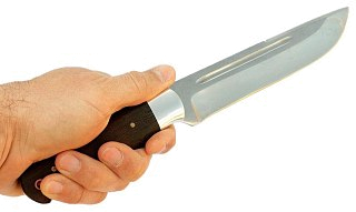 Нож ИП СЕМИНА Оборотень кованая сталь Х12МФ ц м венге - фото 6