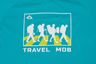 Футболка Payer Travel Mob тиффани - фото 6