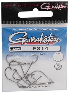 Крючок Gamakatsu NL F314 black №10 - фото 2