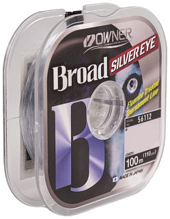 Леска Owner Broad silver eye 100м 0,24мм - фото 2