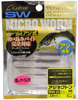 Приманка Owner Cultiva Micro Worm MW-03 2,6" 10 - фото 1
