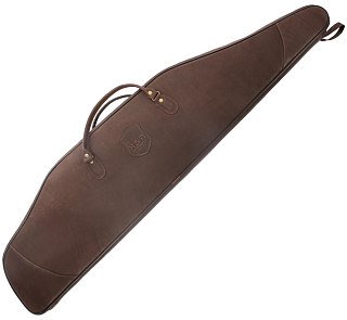 Чехол ХСН Grand ружейный кейс с оптикой кожа коричневый 120см - фото 1